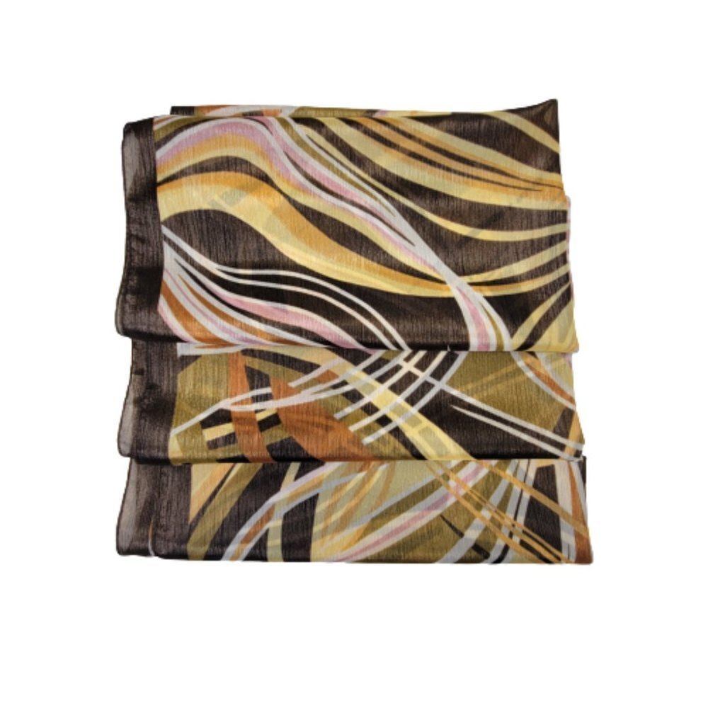 Colorful Scarf Geometric Print Rectangular All Season Summer - Picture 5 of 5